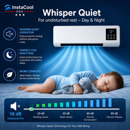 InstaCool Pro - Portable Air Conditioner & Heater – No Installation Required | 2-in-1 | Covers Up to 550 sq ft