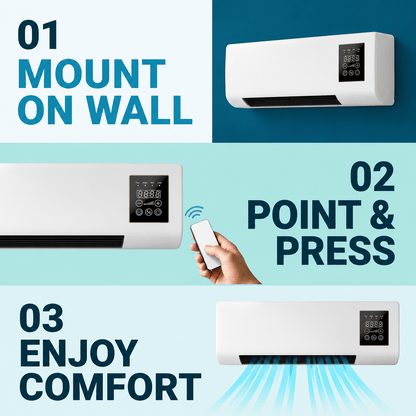 InstaCool Pro - Portable Air Conditioner  – No Installation Required | 2-in-1 | Covers Up to 550 sq fT