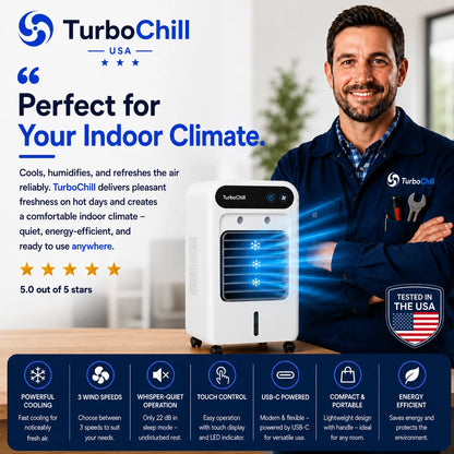 TurboChill - portable mini air conditioner - the original